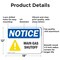 Signmission Main Gas Shutoff OSHA Notice Sign, Aluminum, 18in W x 12in L, 2PK OS-2PACK-NS-A-1218-L-15916 - alternate 7